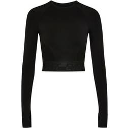 Everlast Seamless Long Sleeve Crop Top Women - Black