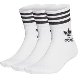 Adidas Originals Mid Cut Crew Socks 3-pack - White/Black