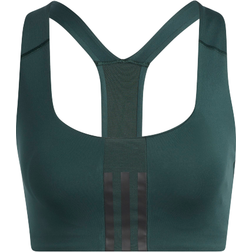 Adidas Powerimpact Training Medium-Support Bra - Shadow Green