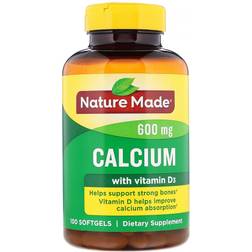 Nature Made Calcium with Vitamin D3 600mg 100