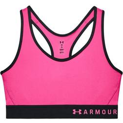 Under Armour Mid Sports Bra - Electro Pink/Black