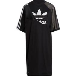 Adidas Women's Originals Adicolor Split Trefoil Tee Dress - Black