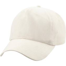 Beechfield Unisex Plain Original 5 Panel Baseball Cap 2-pack - Natural