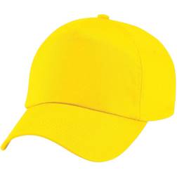 Beechfield Unisex Plain Original 5 Panel Baseball Cap 2-pack - Yellow