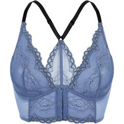 Gossard Superboost Lace Deep V Bralet - Moonlight Blue