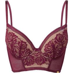 Gossard Encore Padded Longline Bra - Bordeaux