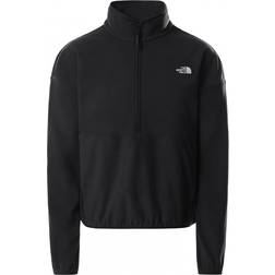 The North Face Women's TKA Glacier Cropped Sweater - TNF Black