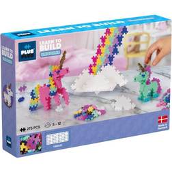 Plus Plus Learn to Build Unicorns 275pcs