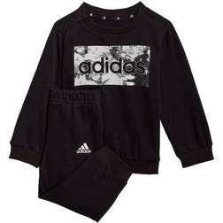 Adidas Infant Essentials Sweatshirt & Pants - Black/White (HF1909)