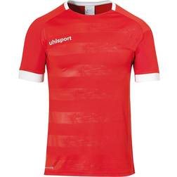 Uhlsport Division II Short Sleeve Jersey Kids - Red/White