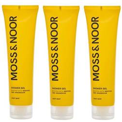 Moss & Noor After Workout Shower Gel Light Mint 3-pack