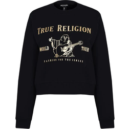 True Religion Buddha Logo Sweatshirt - Black