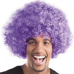 Boland 10103146 86015 Afro Curly Wig Purple, Unisex, Viola, One Size