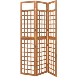 vidaXL 3-Panel Room Divider 47.6x71.1"