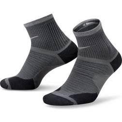 Nike Spark Wool Running Ankle Socks Unisex - Smoke Grey/Dark Smoke Grey/Black/Reflect Silver