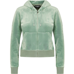 Juicy Couture Classic Velour Robertson Hoodie - Chinois Green