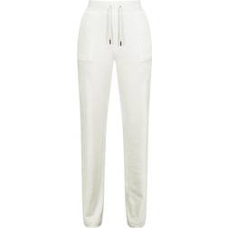 Juicy Couture Del Ray Classic Velour Pant - Cream