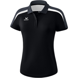 Erima Liga 2.0 Polo Shirt Women - Black/White/Dark Grey