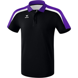 Erima Liga 2.0 Polo Shirt Men - Black/Violet/White