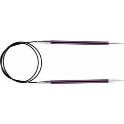 Knitpro KP47213 Zing: Fixed Circular Knitting Pins: 150cm x 6.00mm, 6mm Purple