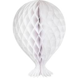 Folat 61271 White Honeycomb Balloon-37 cm