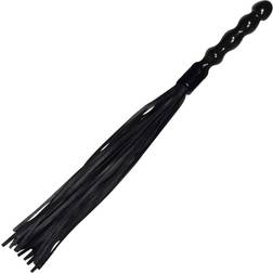ZADO Leather Flogger with Wooden Handle 22 inches