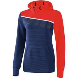 Erima 5-C Hoody Women - New Navy/Red/White