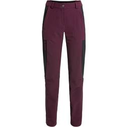 Vaude Elope Slim Fit Outdoor Trousers Women’s - Cassis