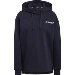 Adidas Women's Terrex Logo Graphic Hoodie - Legend Ink