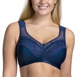 Miss Mary Happy Hearts Non Wired Bra - Dark Blue