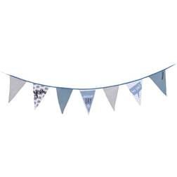 Party Collection Flag Garland Blue