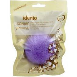 Idento Konjac Svamp Halfball Lavender (Lilla)