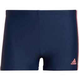 Adidas 3-Stripes Swim Boxers - Shadow Navy/Acid Red