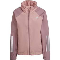 Adidas Women BSC 3-Stripes Rain Rdy Jacket - Magic Mauve/Wonder Mauve