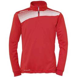 Uhlsport Liga 2.0 1/4 Zip Sweatshirt Kids - Red/White