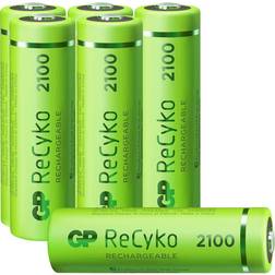 GP Batteries ReCyko Rechargeable AA 2100mAh 6-pack
