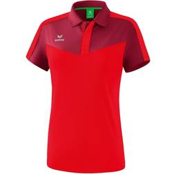Erima Squad Polo Shirt Women - Bordeaux/Red