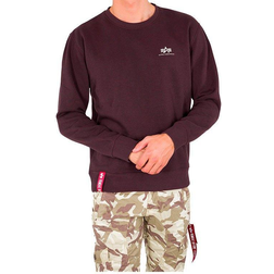 Alpha Industries Basic Small Logo Sweatshirts - Deep Maroon