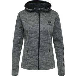 Hummel Selby Zip Hoodie Women - Dark Grey Melange