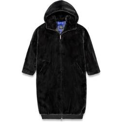 UGG Koko Oversized Faux Fur Coat - Ink Black