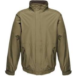 Regatta Kid's Dover Waterproof Insulated Jacket - Dark Khaki/Black