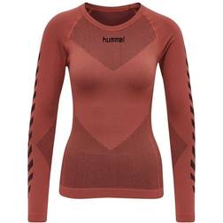 Hummel First Seamless Jersey L/S Women - Marsala