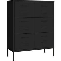 vidaXL 6 Drawers Lagerschrank 80x101.5cm