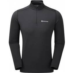 Montane Dart Thermo Zip Neck T-shirt Men - Black