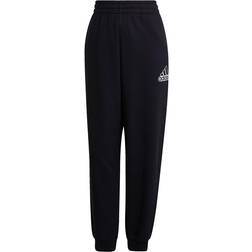 Adidas Women's Essentials Outline Logo Joggers - Black