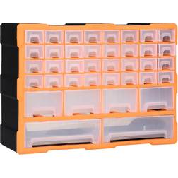 vidaXL Organiser with 40 Drawers Veggskap 52x37.5cm