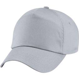 Beechfield Unisex Plain Original 5 Panel Baseball Cap - Light Grey