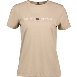 Tommy Hilfiger Pure Organic Cotton Logo T-shirt - Beige