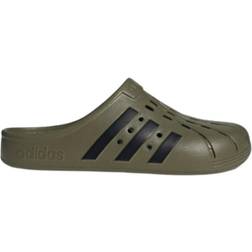 Adidas Adilette Clogs - Focus Olive/Core Black