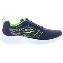 Skechers Microspec Boys Trainers - Navy